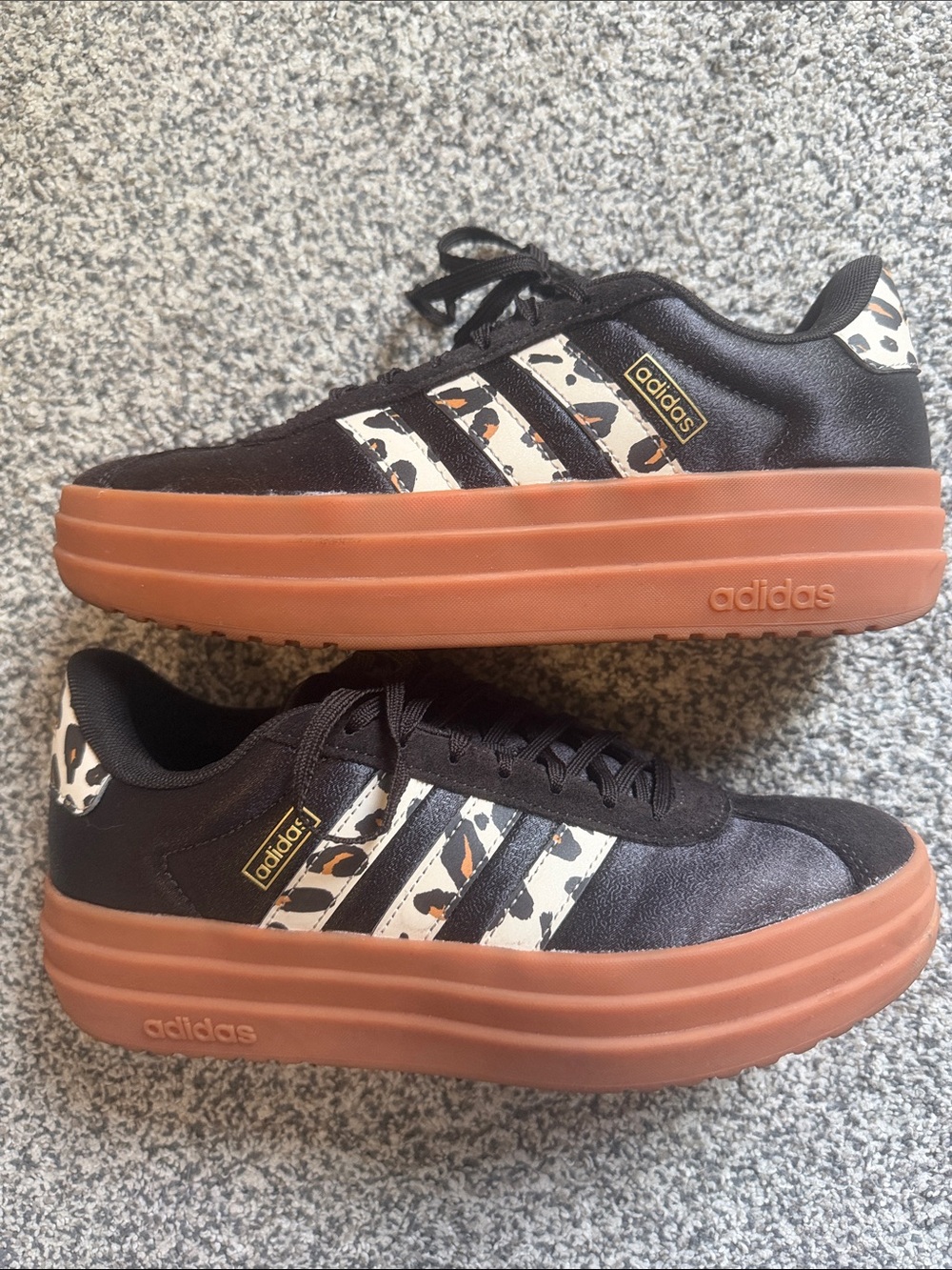 adidas  Leopard-Print  Platform